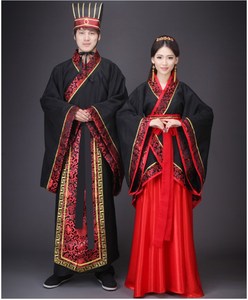 大红中式婚礼喜服新娘结婚婚纱礼服情侣古装唐装汉服男女演出服装