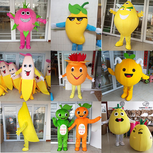 水果蔬菜卡通人偶服装草莓火龙果香蕉柚橙子芒果表演头套道具玩偶