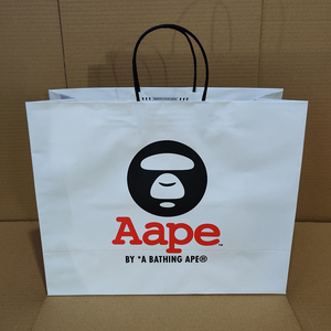 Aape 猿人士兵 手提袋 纸袋 购物袋 环保袋 大号