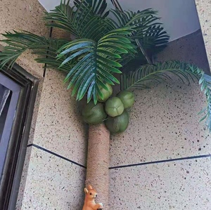 【厂家直销】仿真椰子树叶子消防管道遮挡阳台下水管装饰遮丑美化