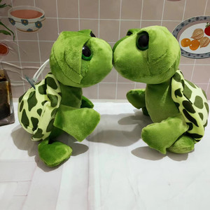 可爱仿真小乌龟毛绒玩具花斑大眼海龟公仔婚庆玩偶海洋动物布娃娃