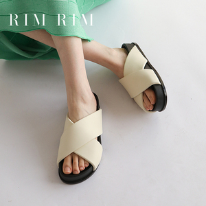 RIM RIM 2236 云朵系列 舒适面包拖鞋  时尚休闲款 全棉羊皮  踩