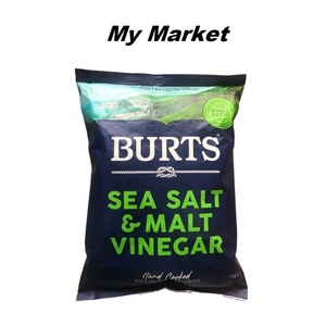 Burts,Sea Salt & Malt Vinegar Chips  英国啵尔滋海盐醋味薯片