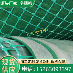 绿色复布格栅  装配式基坑支护防水防渗网 绿色装配式边坡支护网