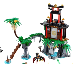 乐高 LEGO  幻影忍者 70604 大战猛虎蜘蛛岛 杀肉岛屿 不含人仔