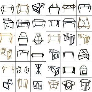 定做铁艺书桌标配办公桌钢架支架桌脚简易桌架餐桌台脚金属铁架子