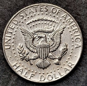 美国1971-2023年50美分半美元铜镍包铜硬币30.6mm肯尼迪 美洲钱币