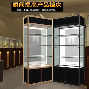 广州精品展柜珠宝玻璃展示柜化妆品展架玩具模型手册货架