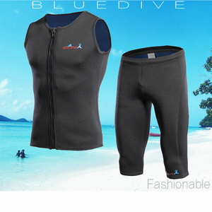 特价2mm潜水服3两件套冬天保暖背心短裤浮潜游泳冬泳衣冲浪水母衣