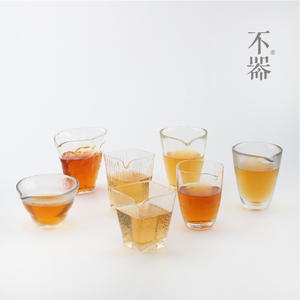 不器茶具 日式手工锤目纹玻璃公道杯茶海分茶器多款