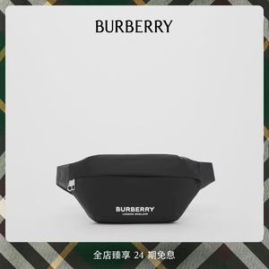 【24期免息】BURBERRY| Sonny-徽标印花尼龙苏尼腰包80490951