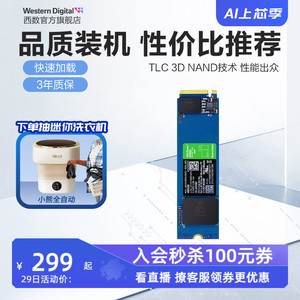 WD西部数据NVMe固态硬盘240G 480G西数M.2笔记本SSD台式电脑SN350