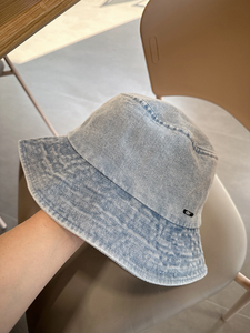日本水洗工艺超柔软牛仔渔夫帽显脸小百搭装饰帽子可折叠遮阳帽女