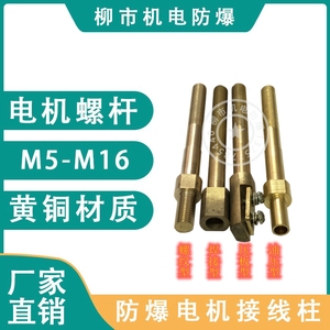 YB2防爆电机绝缘开关接线柱 M5/M6/M8/M10/M12/M16独立柱纯铜螺杆