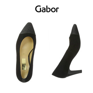 德国嘉宝Gabor女鞋代购17新款OL通勤女士GABOR65.152尖头高跟单鞋