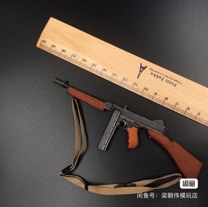 SoldierStory SS082 中国远征军 金属实木汤姆森冲锋枪模型1/6
