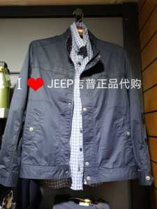 JEEP新款JS19WJ018M男春秋国内专柜代购合身休闲时尚立领夹克外套