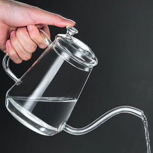 透明耐热玻璃咖啡壶手冲壶长嘴细口壶细嘴壶套装组合挂耳咖啡器具