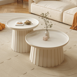北欧创意圆形茶几家用客厅简约现代小户型桌子组合小茶台沙发边几