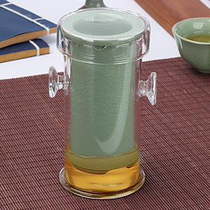 玻璃红茶壶单壶家用泡茶器冲茶水壶沏茶具套装分离过滤花茶杯耐热