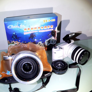三星NX300 NX500 NX mini 微单相机 防水袋 潜水套 防雨防沙游泳
