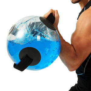 球形水袋负重药球健身力量训练水球便携充气注水壁球墙球私教器材