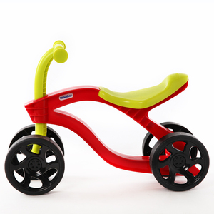 小泰克儿童无脚踏平衡车四轮学步车宝宝滑行车踏行车1-2-3岁童车