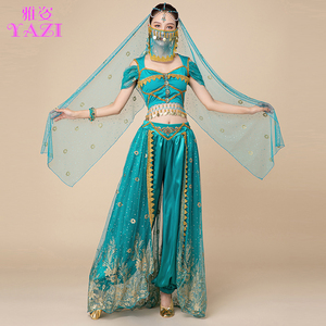茉莉公主cos服装印度舞演出服成人肚皮舞表演服天竺少女异域风情