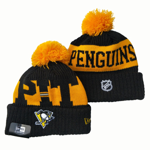 NHL 匹兹堡企鹅队 Penguins 毛线针织帽 套头帽