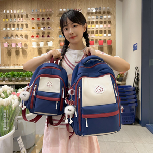 书包女ins风韩版高中初中生大容量双肩包儿童背包出游研学小包包