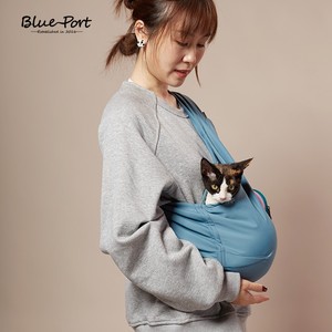 Blueport宠物便携斜挎包外出时尚折叠背包中小型犬猫狗四季通用