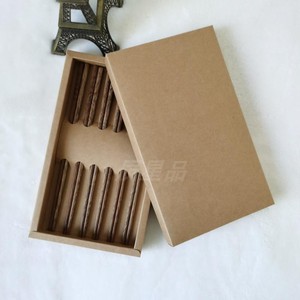 6双装筷子包装盒定做 天地盖纸盒牛皮彩盒彩色印刷