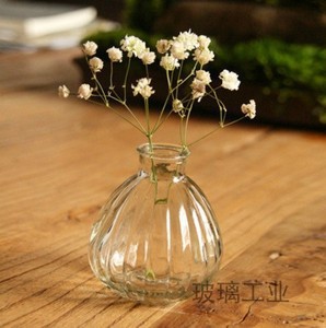 木塞南瓜瓶 植物水培许愿瓶 欧式复古漂流瓶玻璃南瓜插干花瓶
