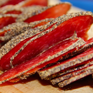 西班牙进口食品萨拉米纯肉风干广味火腿零食腊肉地道肠黑胡椒香肠