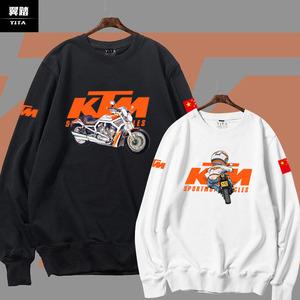 ktm车队MOTOGP机车摩托赛事2019圆领卫衣男女套头薄款长袖上衣服
