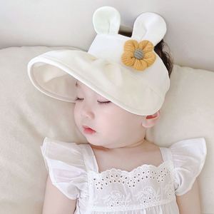 新生的婴儿遮阳帽小月龄胎帽子0一1岁宝宝帽子夏季超薄三个月夏