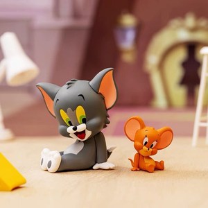 Tom&Jerry我爱芝士盲盒猫和老鼠可爱桌面摆件手办车载汤姆杰瑞鼠