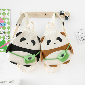 女童双肩包出游洋气2024幼儿园小朋友上课包可爱熊猫儿童旅行背包