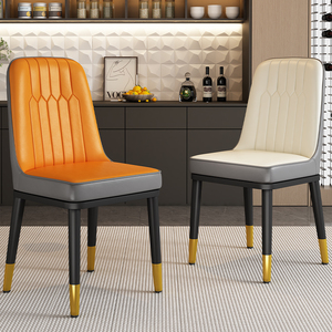 餐椅家用餐桌椅2023新款椅子轻奢高级凳子靠背现代麻将休闲酒店椅