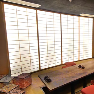 日式格子门窗杜邦纸花格屏风隔断日料店民宿茶室和室推拉移门定制