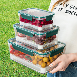 水果保鲜盒便携外出水果便当移动小冰箱食品级带冰盒储存密封盒