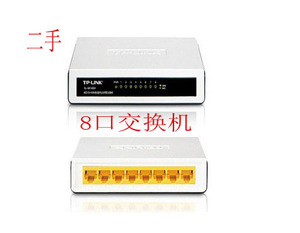 二手 普联TL-SF1008+ D 8口百兆tplink交换机分流器 16口网络监控
