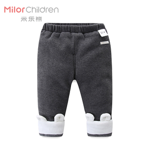 米乐熊女童裤子，2021新款冬季宝宝加棉保暖棉裤儿童童装