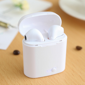 新款对耳双耳i7tws无线蓝牙耳机分离式带充电座听歌通用苹果安卓