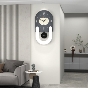 创意钟表挂钟客厅2024新款时尚现代简约时钟挂墙挂式装饰挂表家用