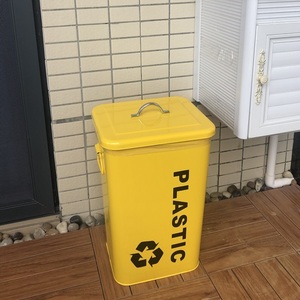户外垃圾桶大号幼儿园铁皮桶环保分类垃圾箱商用厨房餐饮大容量桶