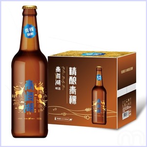 青海湖啤酒  精酿青稞500毫升x12 瓶  一整箱子甄选