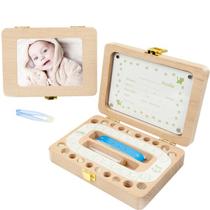 儿童乳牙盒日本掉牙齿保存纪念盒男孩女孩子收纳盒宝宝脐带收藏盒