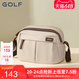 GOLF女士斜挎包2024新款时尚小包包百搭个性单肩包通勤枕头妈妈包