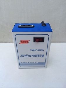 国产全新/美音品牌全新220V转110V电压500W变压器/非进口二手